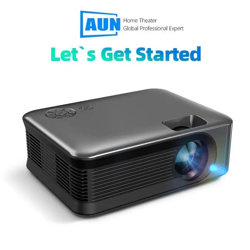 AUN ޴ 3D LED Ȩ þ ó׸  ,  4K 1080P Ǯ HD ȭ   Ʈ TV A30 ̴ 